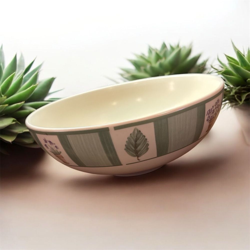 PFALTZGRAFF PERENNIALS FLOWER GARDEN VEGETABLE SERVING BOWL 8 1/2"